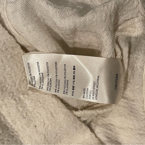 FREE PEOPLE square neck ruffle long sleeve - Picture 6 of 7